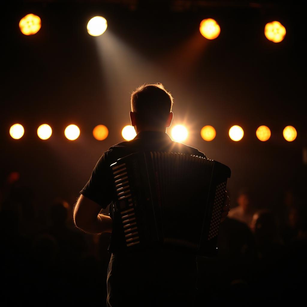 Rory Nieto tocando en el escenario